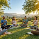 Person practicing breathwork for relaxation and stress relief